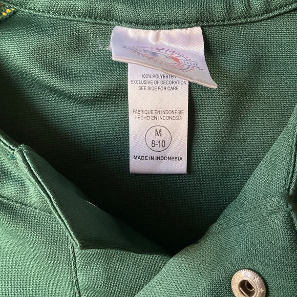 Genuine Big Kid’s Short Sleeve Sport Shirt Size M (8-10),Green,Oakland Athletics - Picture 6 of 8